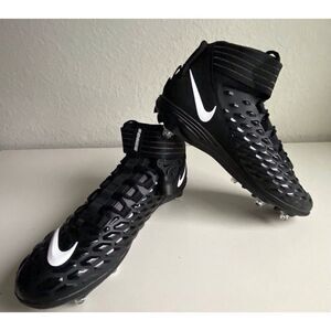 Nike Force Savage Pro 2 Black Detachable Football Cleats BV3981-001 Men’s Sz 14